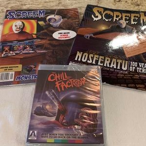 Chill Factor Blu-Ray and Screem magazines